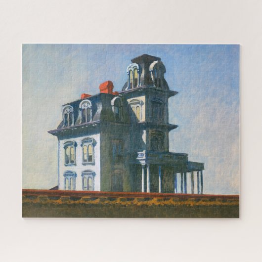 Het huis langs het spoor | Edward Hopper | Legpuzzel (Horizontaal)
