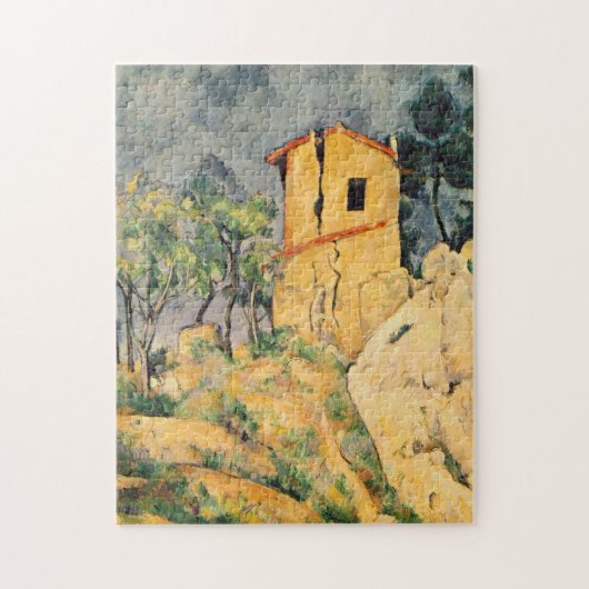Het huis met gebarsten muren ~ Cezanne 11 x 14 Legpuzzel (Verticaal)
