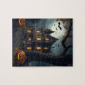 Het huis naast de boom van de dode man legpuzzel (Horizontaal)