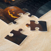 Het huis naast de boom van de dode man legpuzzel (Zijkant)