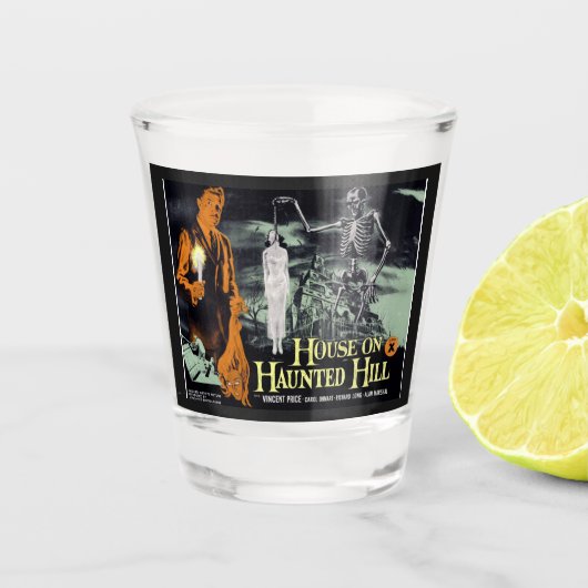 Het huis op Haunted Hill ShotGlass Shot Glas (Voorkant)