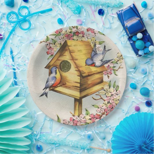 Het huis papieren bordje (Feest)