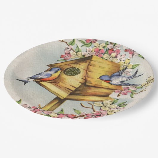 Het huis papieren bordje (Gekanteld)