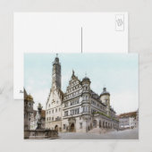 Het huis Rothenburg Briefkaart (Voorkant / Achterkant)