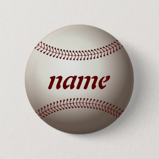 Het huis stelt het Honkbal van de Pret van de Bal Ronde Button 5,7 Cm