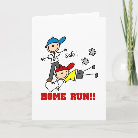 Het huis stelt Honkbal in werking Kaart (Voorkant)