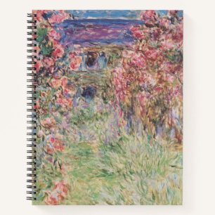 Het huis tussen de rozen - Claude Monet Notitieboek