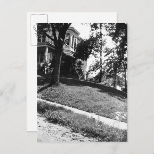 Het huis van Alger van Horatio in Natick, Briefkaart (Voorkant / Achterkant)