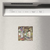 “Het huis van de das” door Arthur Rackham Magneet (Insitu (Vaatwasser))