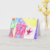 Het huis van de droom kaart (Gele Bloem)