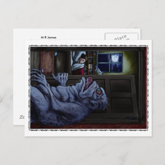 Het huis van de gehakte doll briefkaart (Voorkant / Achterkant)