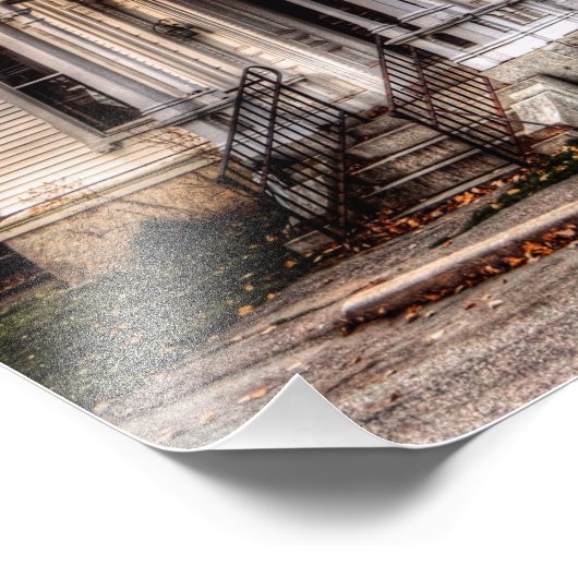 het huis van de handlanger foto afdruk (Hoek)