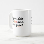 Het huis van de kat koffiemok (Voorkant links)