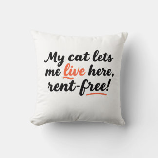 Het huis van de kat kussen