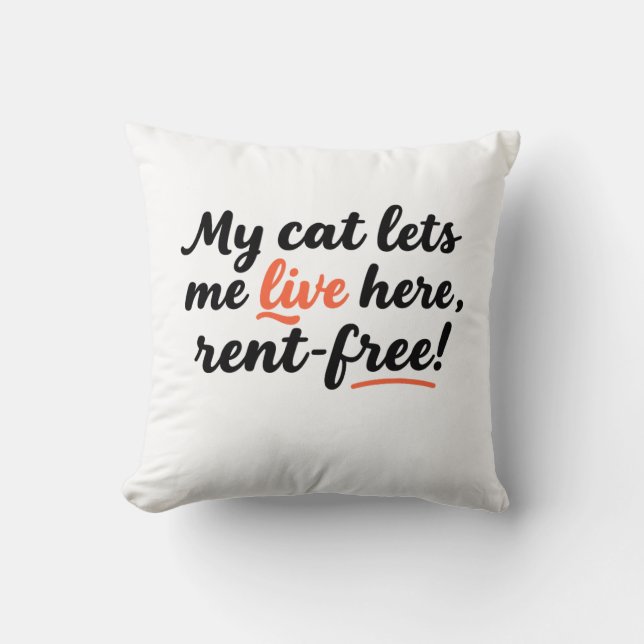 Het huis van de kat kussen (Voorkant)