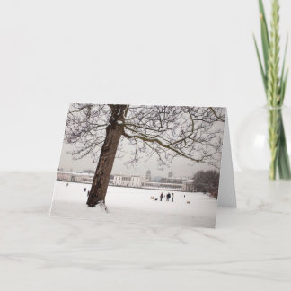 Het huis van de Koningin, Greenwich Feestdagen Kaart