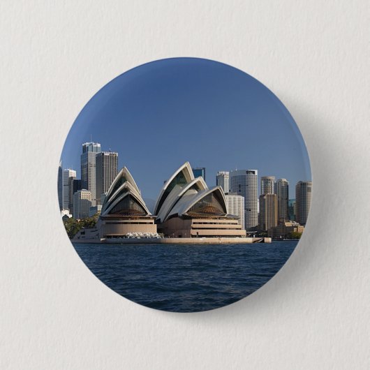 Het Huis van de Opera van Sydney Ronde Button 5,7 Cm (Voorkant)