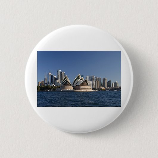 Het Huis van de Opera van Sydney Ronde Button 5,7 Cm (Voorkant)