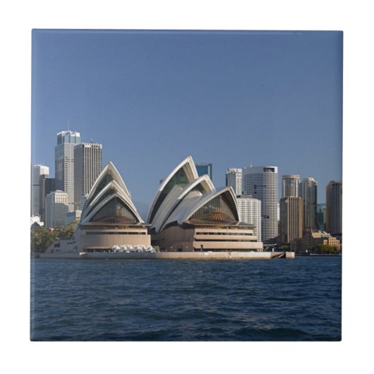 Het Huis van de Opera van Sydney Tegeltje (Voorkant)