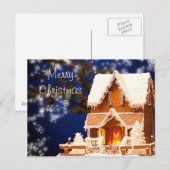 Het huis van de peperkoek feestdagenkaart (Voorkant / Achterkant)
