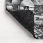 Het huis van de pioneer aan de Westerne grens Muismat (Hoek)