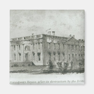 Het huis van de President na de vernietiging Magneet