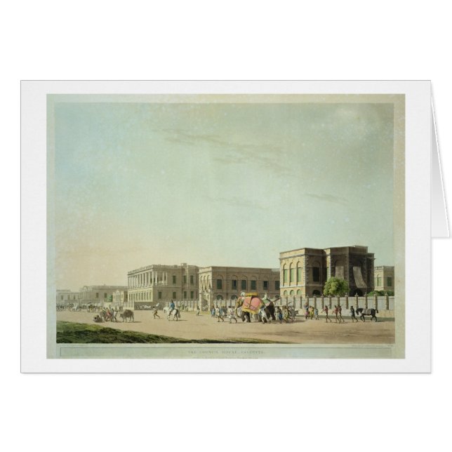 Het Huis van de Raad, Calcutta, bord 29 uit 'Orien (Voorkant Horizontaal)