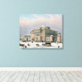 Het Huis van de Tutorieraad in Moskou Canvas Afdruk (Insitu (Houten vloer))