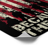 Het huis van de vrije vanwege de bravenood poster (Hoek)