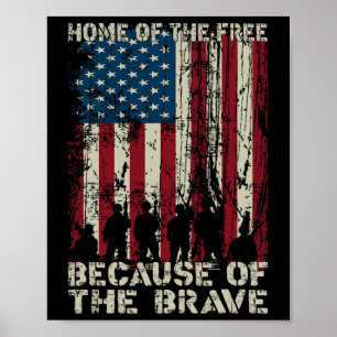 Het huis van de vrije vanwege de bravenood poster
