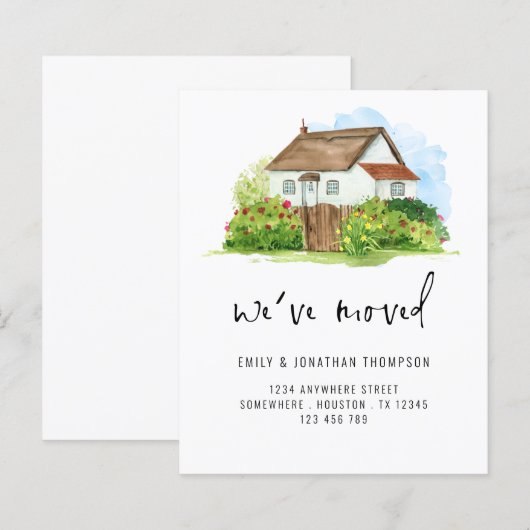 Het Huis van de Waterverf van de begroting wij heb (Voorkant / Achterkant)