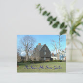Het Huis van de Zeven Gables Briefkaart (Staand voorkant)