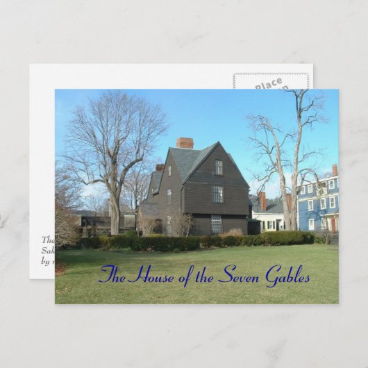 Het Huis van de Zeven Gables Briefkaart (Voorkant / Achterkant)