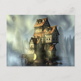 Het huis van Fantasy op het water Briefkaart
