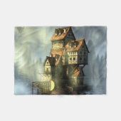 Het huis van Fantasy op het water Fleece Deken (Voorkant (Horizontaal))