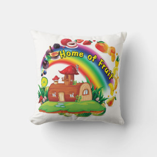 Het huis van Fruit Pillow Kussen
