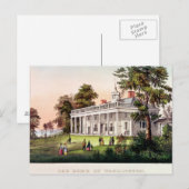 Het huis van George Washington Briefkaart (Voorkant / Achterkant)