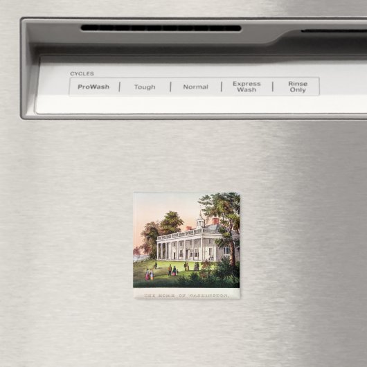 Het huis van George Washington Magneet (Insitu (Vaatwasser))