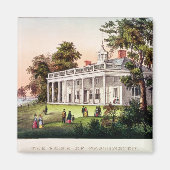 Het huis van George Washington Magneet (Voorkant)