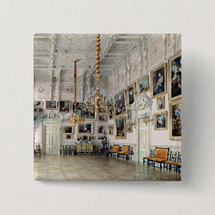 Het huis van graaf Bezborodko Vierkante Button 5,1 Cm