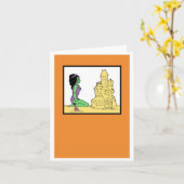 Het Huis van het strand Kaart (Gele Bloem)