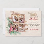 Het Huis van het Venster van het materiaal voor de Feestdagenkaart (Voorkant)