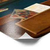 Het Huis van Kaarten door Jean Simeon Chardin Foto Afdruk (Hoek)