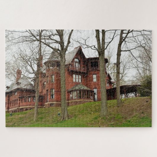 Het Huis van Mark Twain in Connecticut Legpuzzel (Horizontaal)