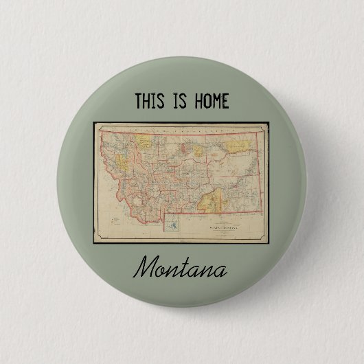 Het Huis van Montana Ronde Button 5,7 Cm (Voorkant)