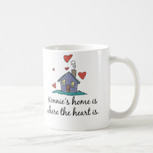 Het Huis van Nonnie is waar het hart is Koffiemok