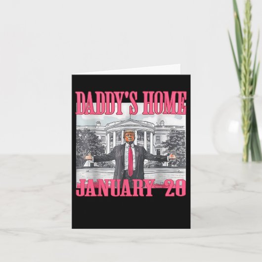 Het huis van papa Trump Kaart (Voorkant)