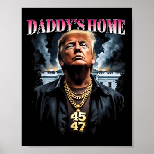 Het huis van papa Trump Poster (Voorkant)