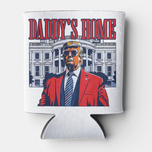 Het huis van papa Trump | Witte Huis Trump Gift Blikjeskoeler (Voorkant)