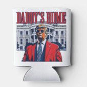 Het huis van papa Trump | Witte Huis Trump Gift Blikjeskoeler (Achterkant)